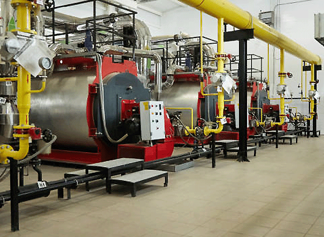 industrail boiler installat